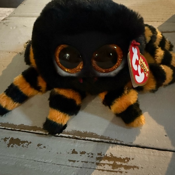 Ty Beanie Boo Charlotte Plush - Black and Yellow - Picture 1 of 3